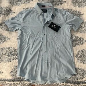 Buttercloth short sleeve button down- NWT, size medium
